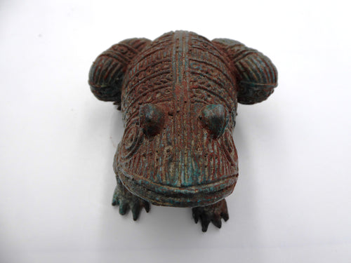 Beau et lourd Bronze grenouille d'Asie