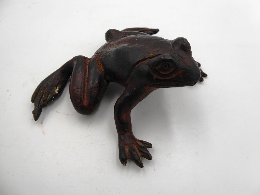 Paire de grenouille en bronze