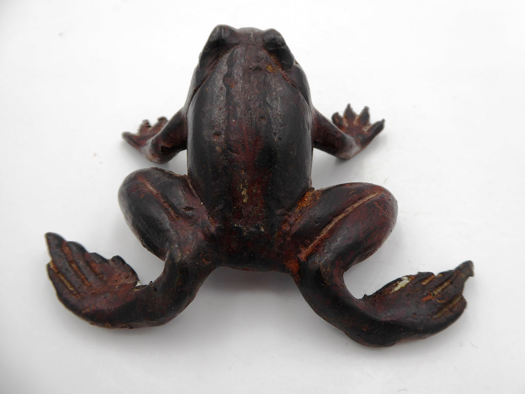 Paire de grenouille en bronze