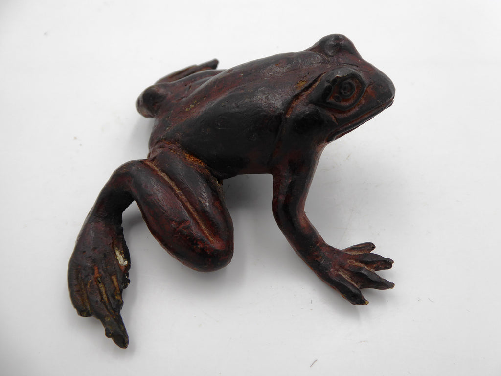 Paire de grenouille en bronze