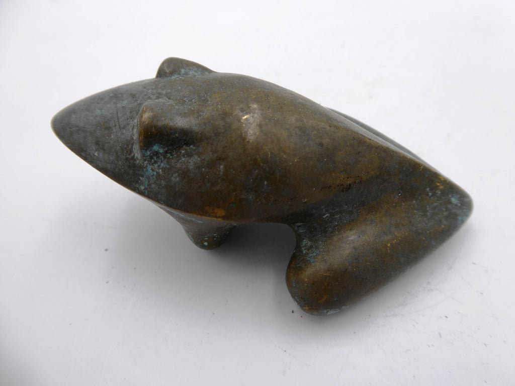 Petit bronze grenouille Domingo FERNANDEZ RUIZ signé et numéroté