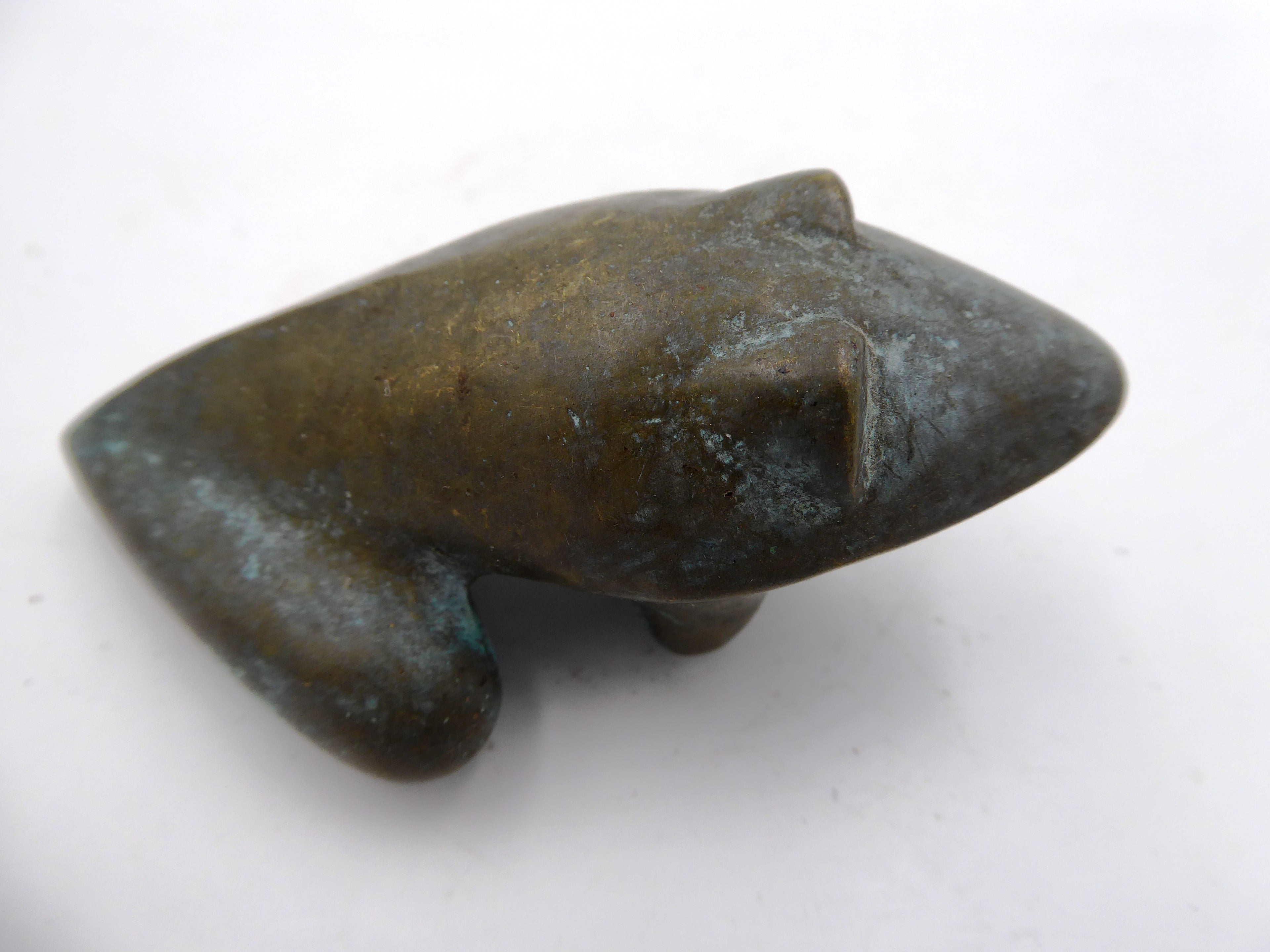 Petit bronze grenouille Domingo FERNANDEZ RUIZ signé et numéroté