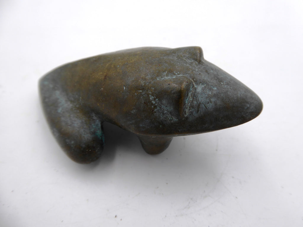 Petit bronze grenouille Domingo FERNANDEZ RUIZ signé et numéroté