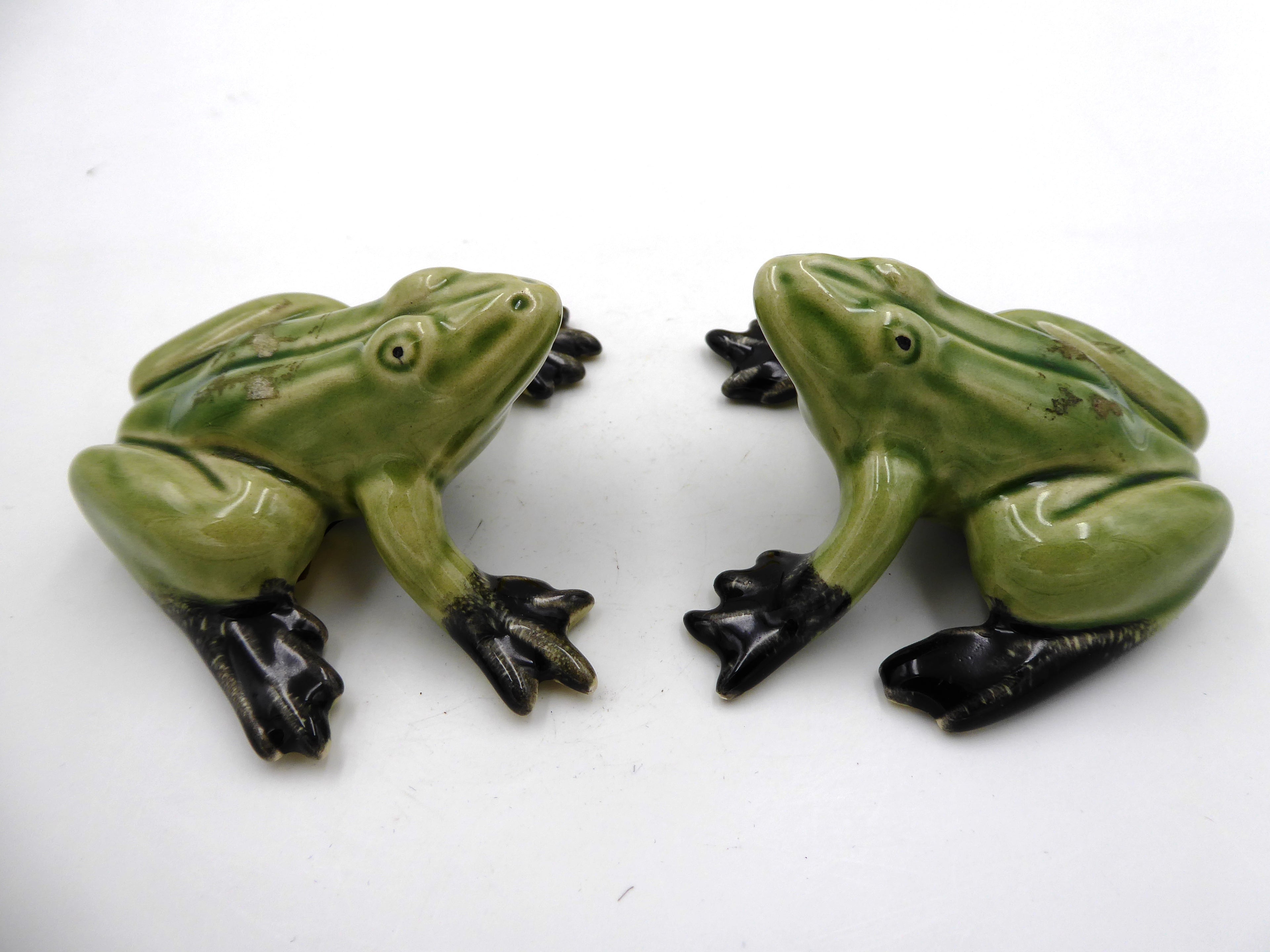 Couple de grenouilles Portugaise BORDALO PINHEIRO