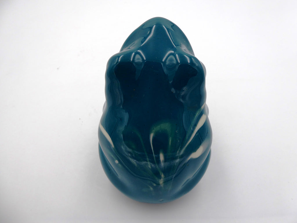 Cendrier grenouille bleu