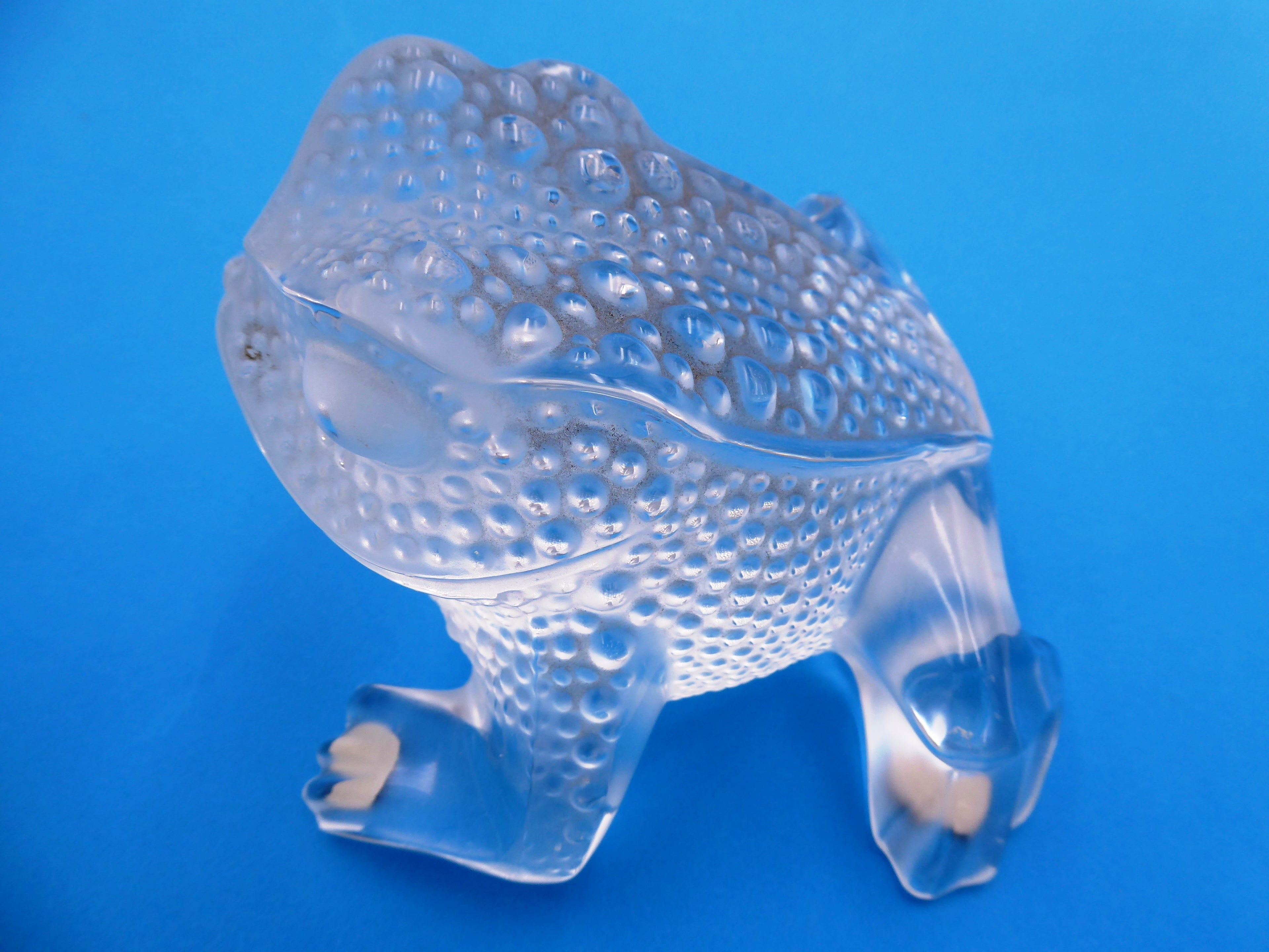 Crapaud GREGOIRE de chez LALIQUE (PROMOTION)