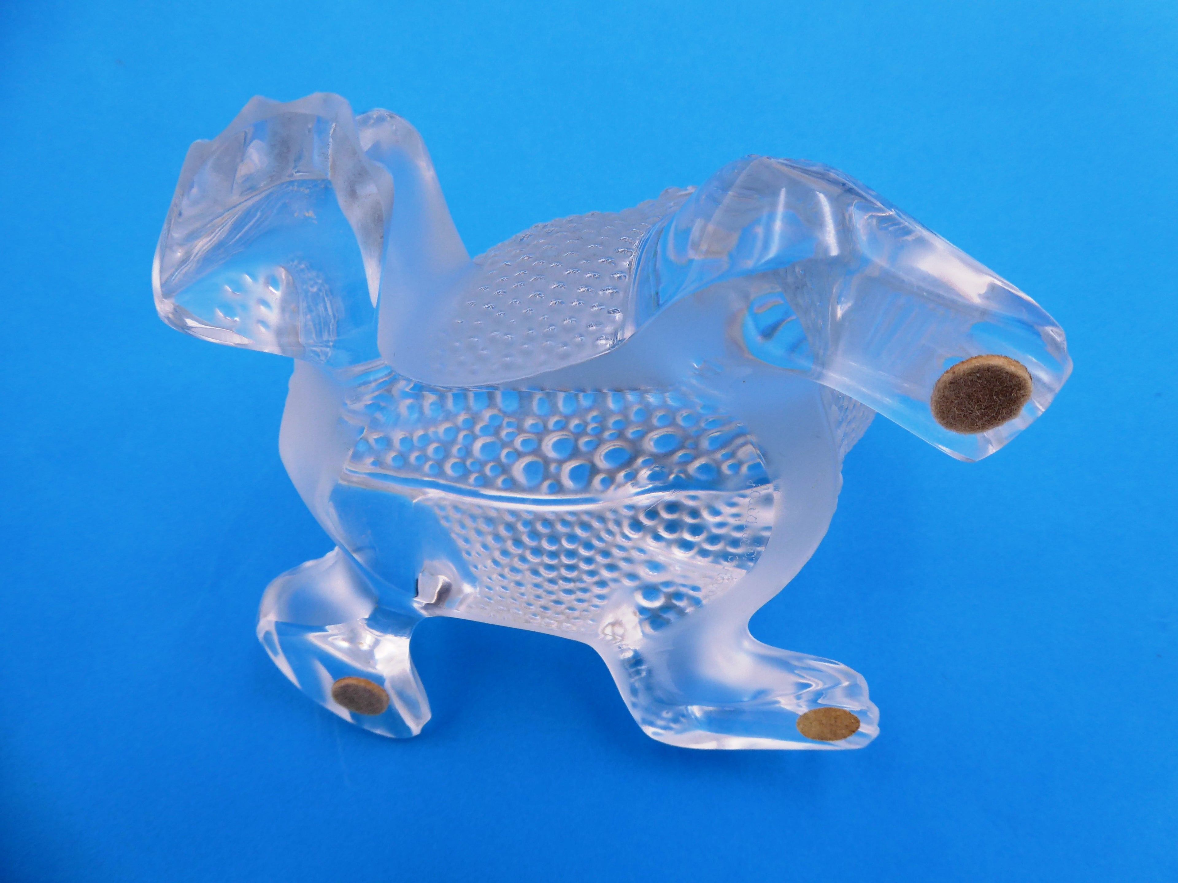 Crapaud GREGOIRE de chez LALIQUE (PROMOTION)