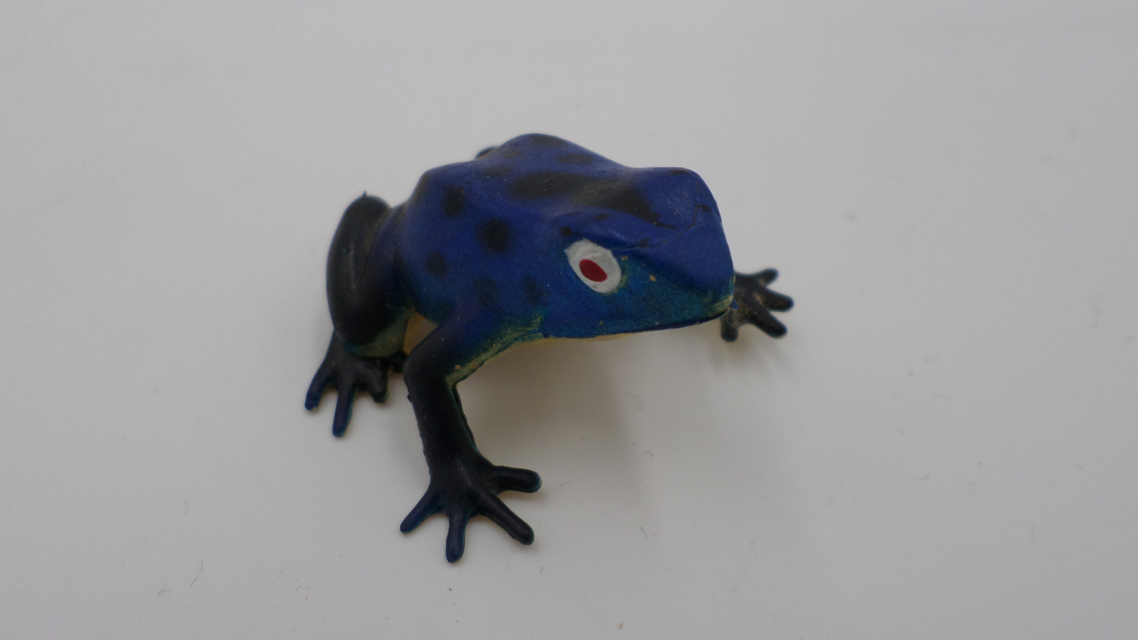 Petite grenouille bleu composite