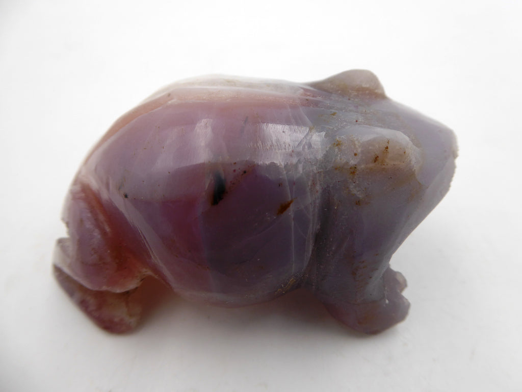 Grenouille en Agate venant d'Afrique du sud