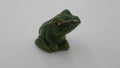 Petite grenouille en bois verte