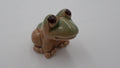 Grenouille en céramique marron/vert