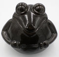 Grosse grenouille en céramique vernis