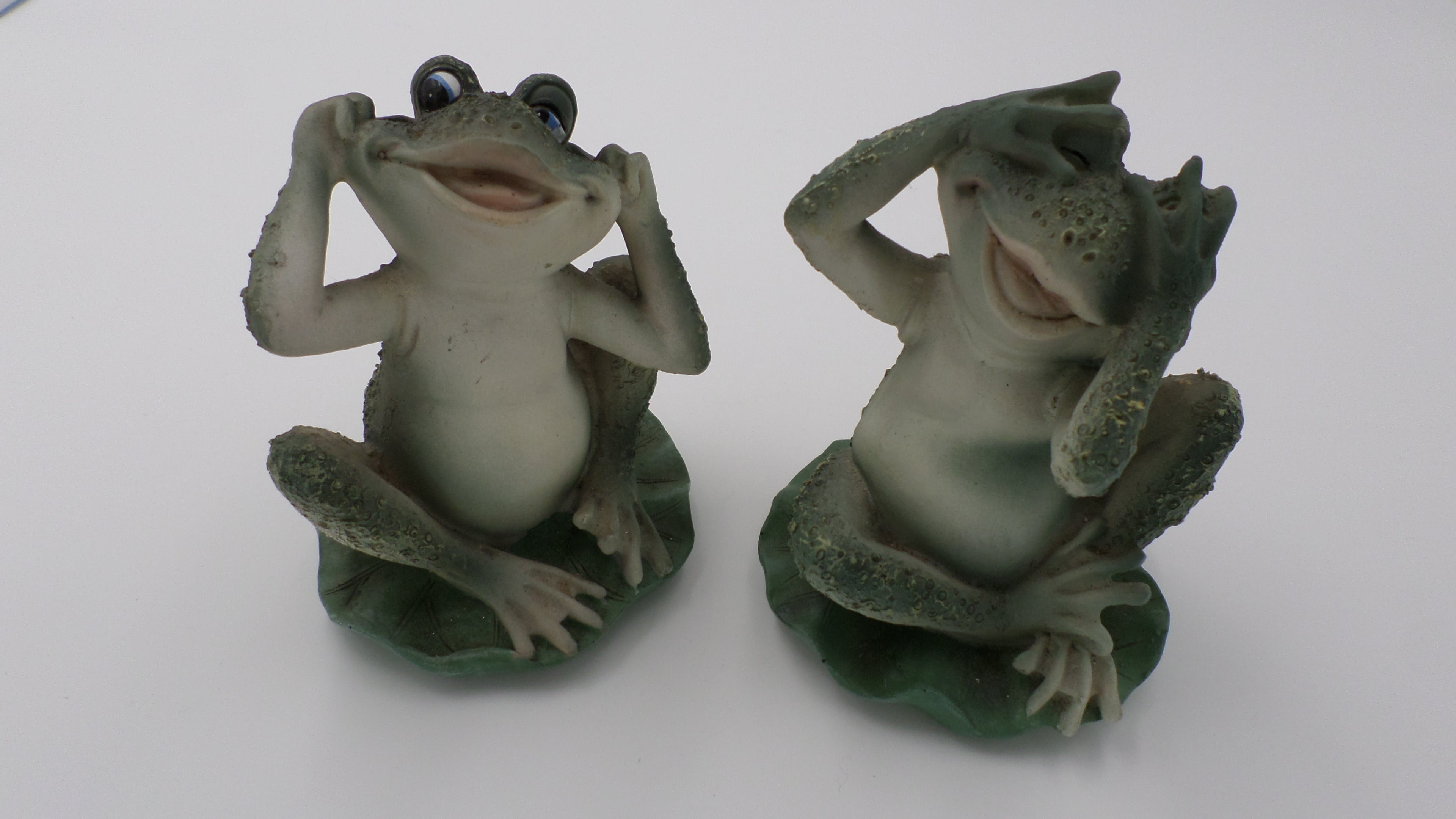 Couple grenouilles en composite