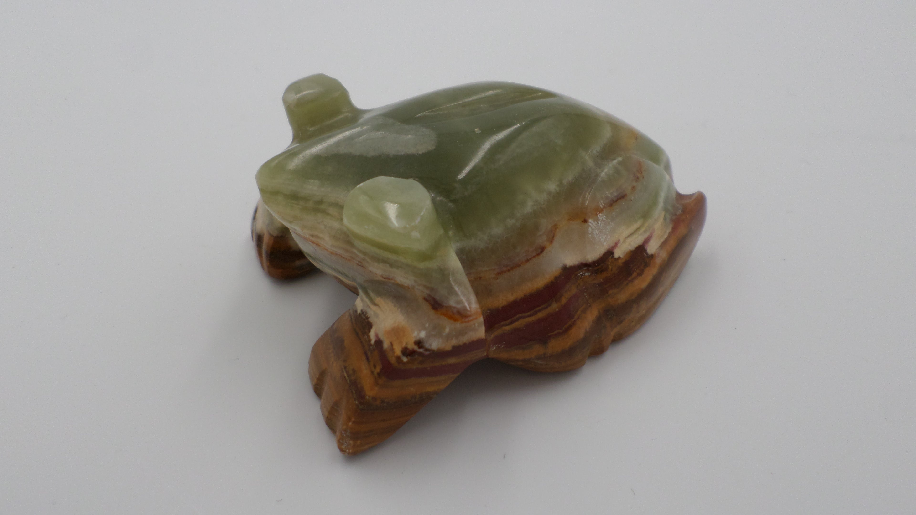 Belle grenouille en onyx