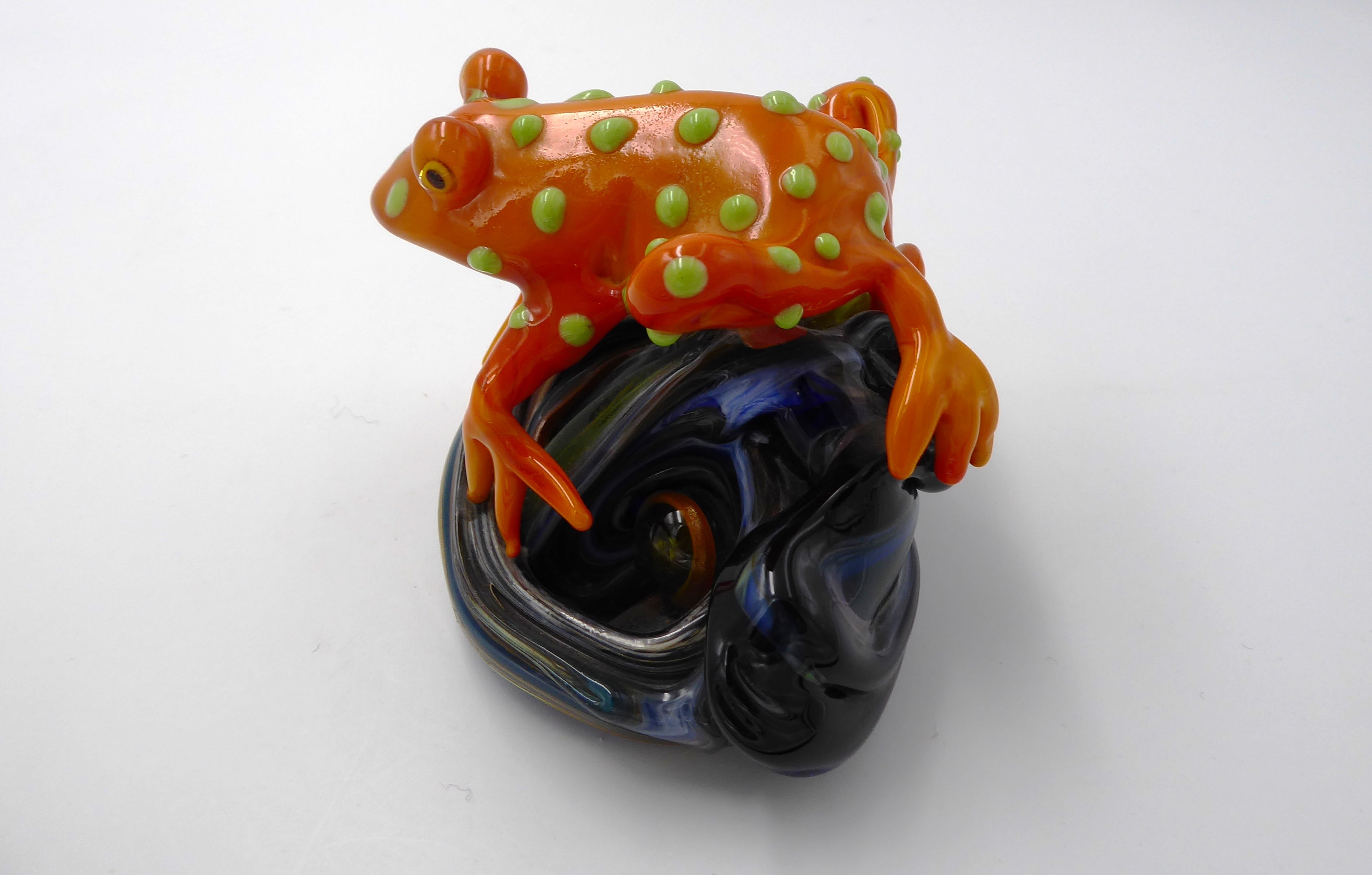 Très belle grenouille en verre soufflé de marque CAFI VENEZIA (Murano)