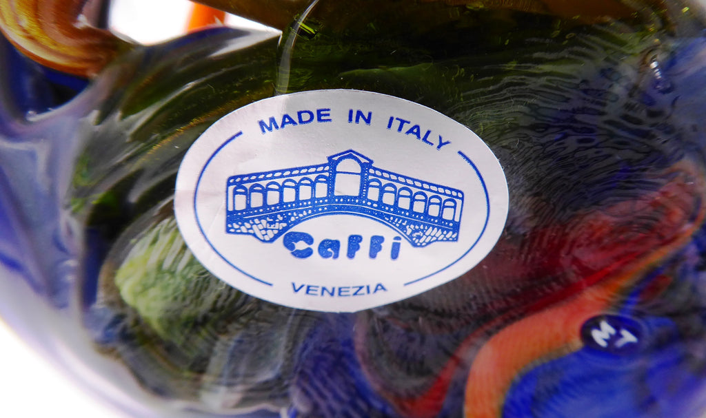 Très belle grenouille en verre soufflé de marque CAFI VENEZIA (Murano)