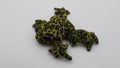 Grenouille en tissu couleur camouflage rempli de sable