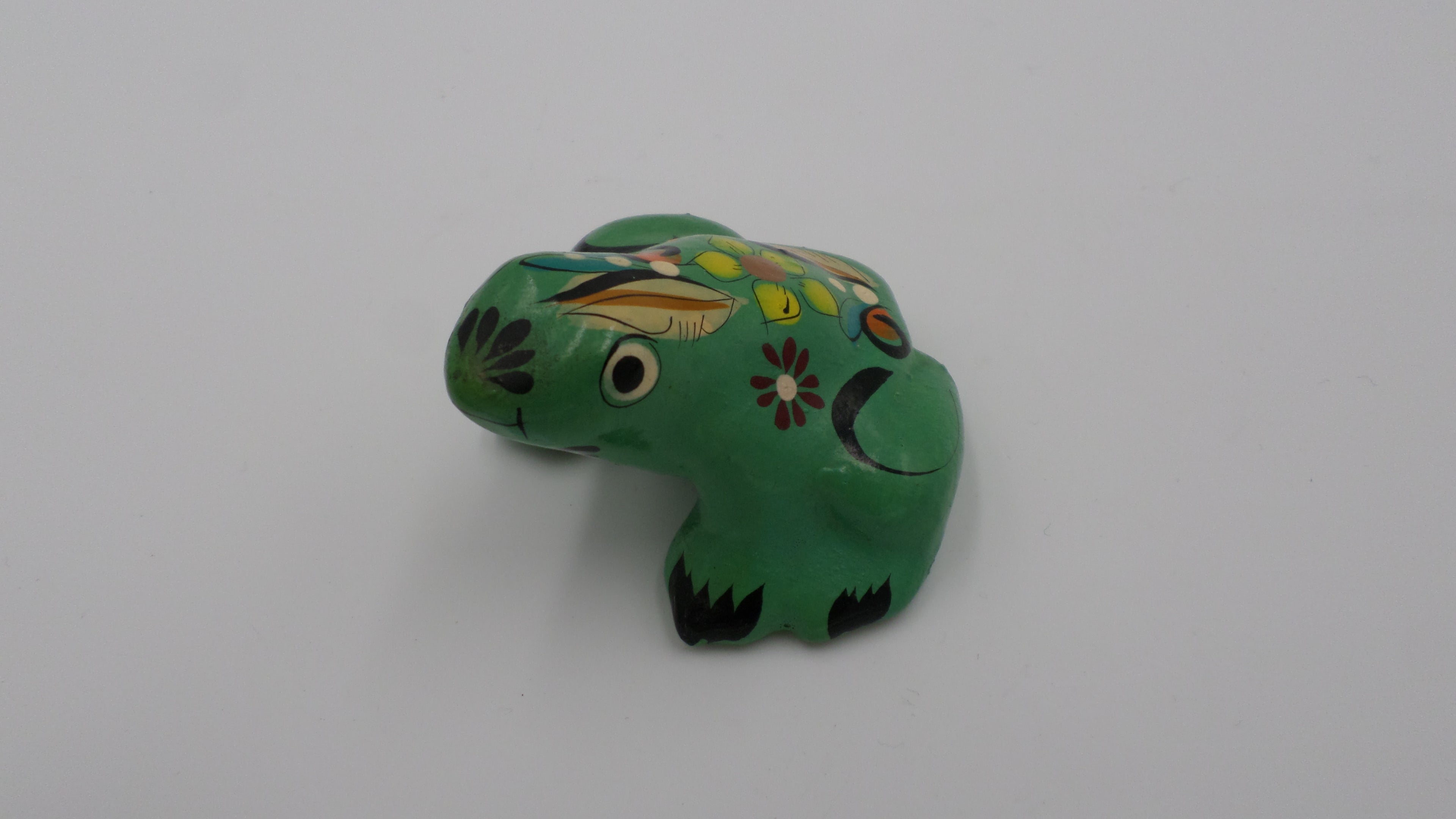 Grenouille peinte à la main - Signé VIEX