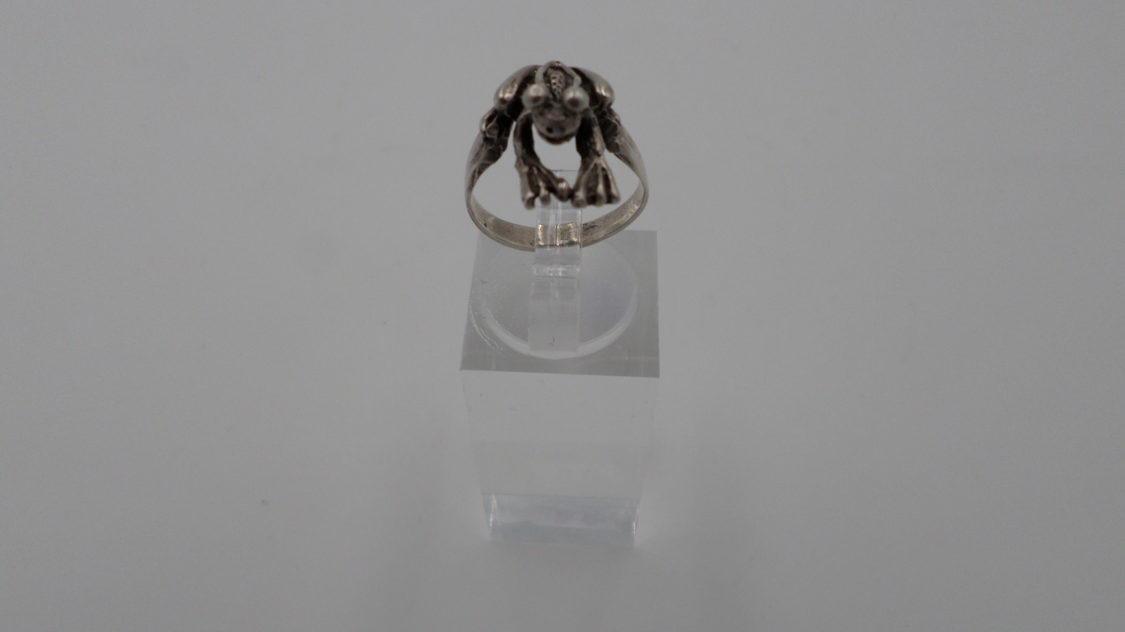 Bague grenouille en argent (Ancienne)