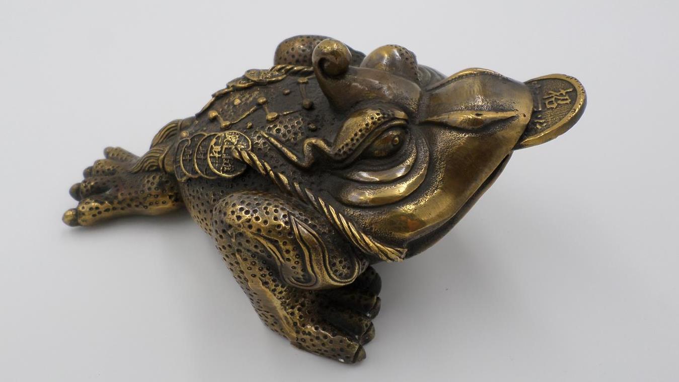 Grenouille laiton porte bonheur