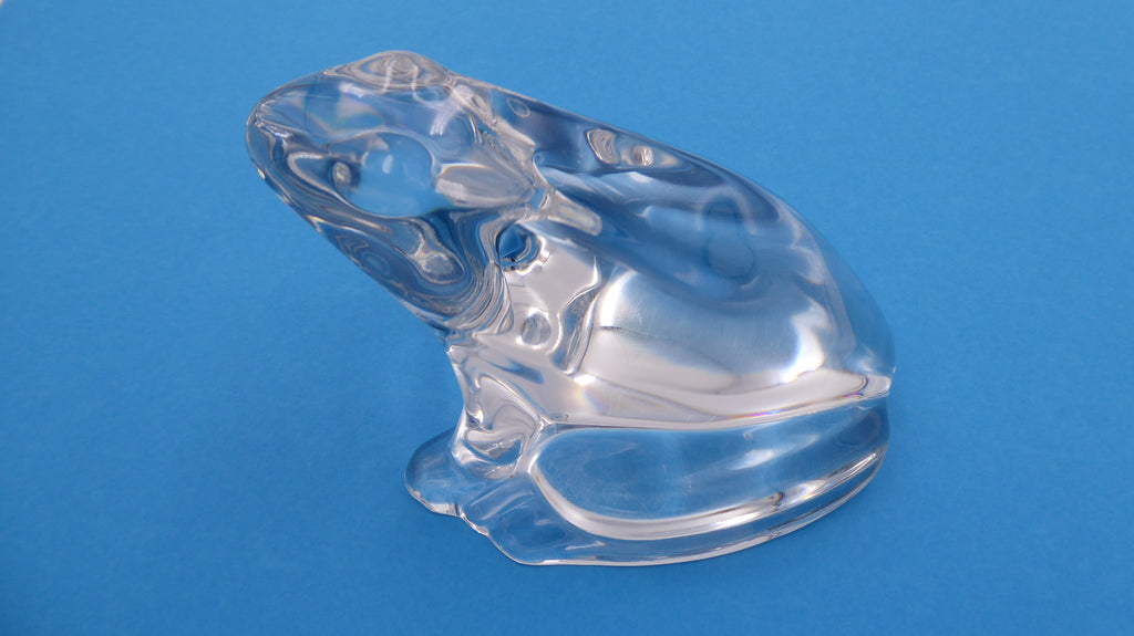 Belle grenouille BACCARAT signée