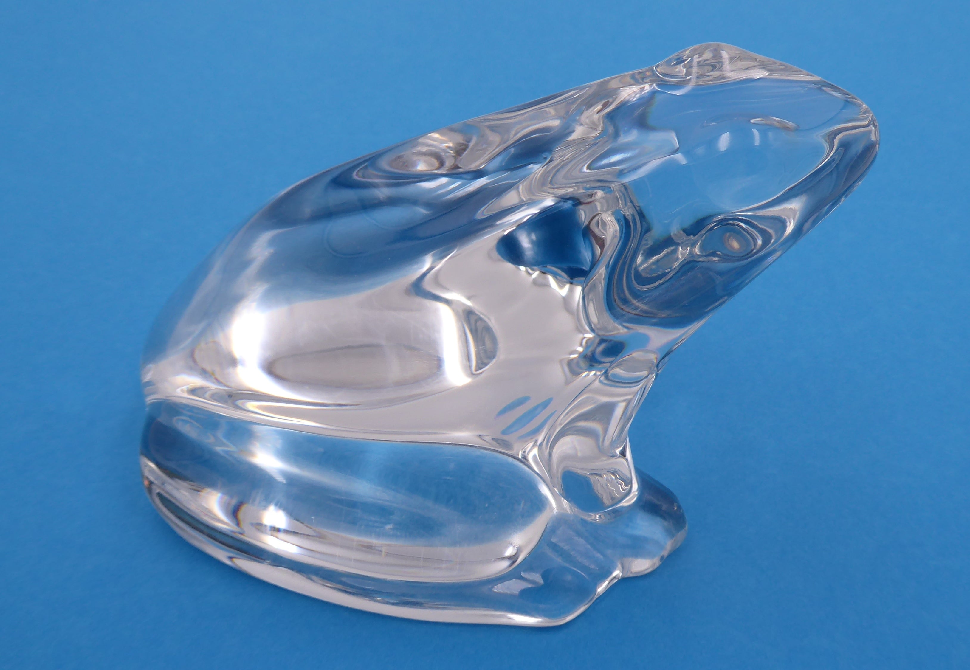 Belle grenouille BACCARAT signée