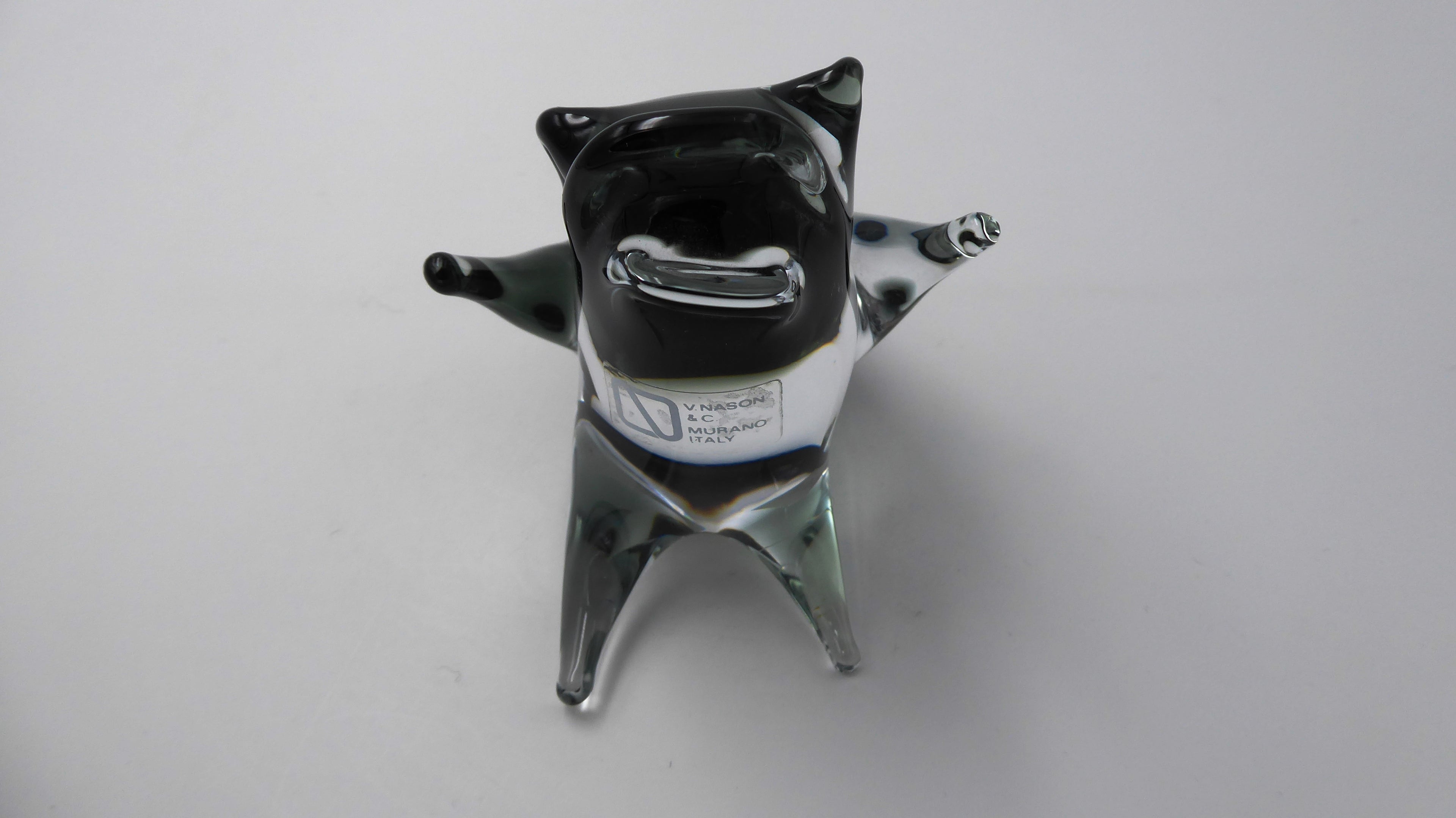 Superbe grenouille en verre soufflé MURANO signé MASSON & Cie