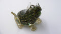 Superbe grenouille fabriquée à MURANO-VENEZIA ton vert et or