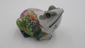 Ancienne grenouille chinoise en céramique peinte - Signée