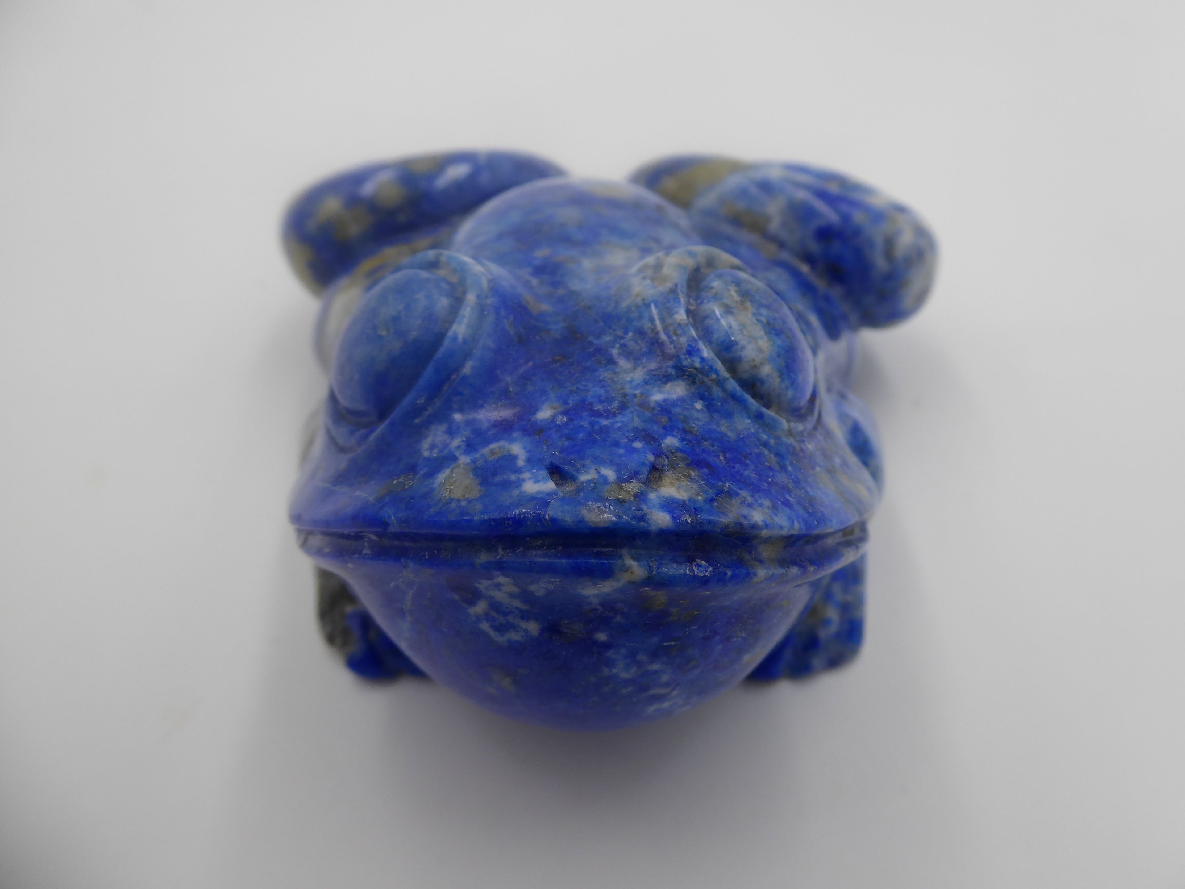 Belle grenouille en Lapis Lazuli origine d’Afghanistan