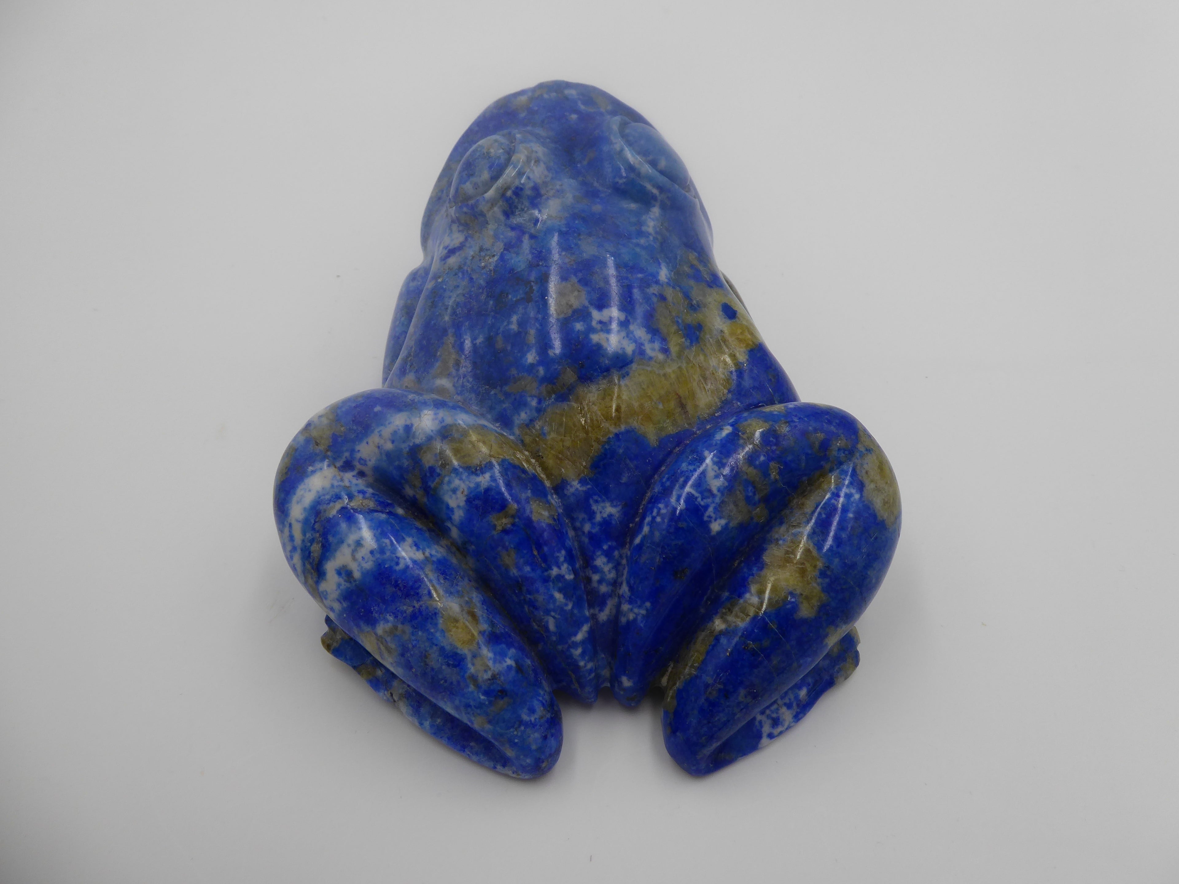 Belle grenouille en Lapis Lazuli origine d’Afghanistan