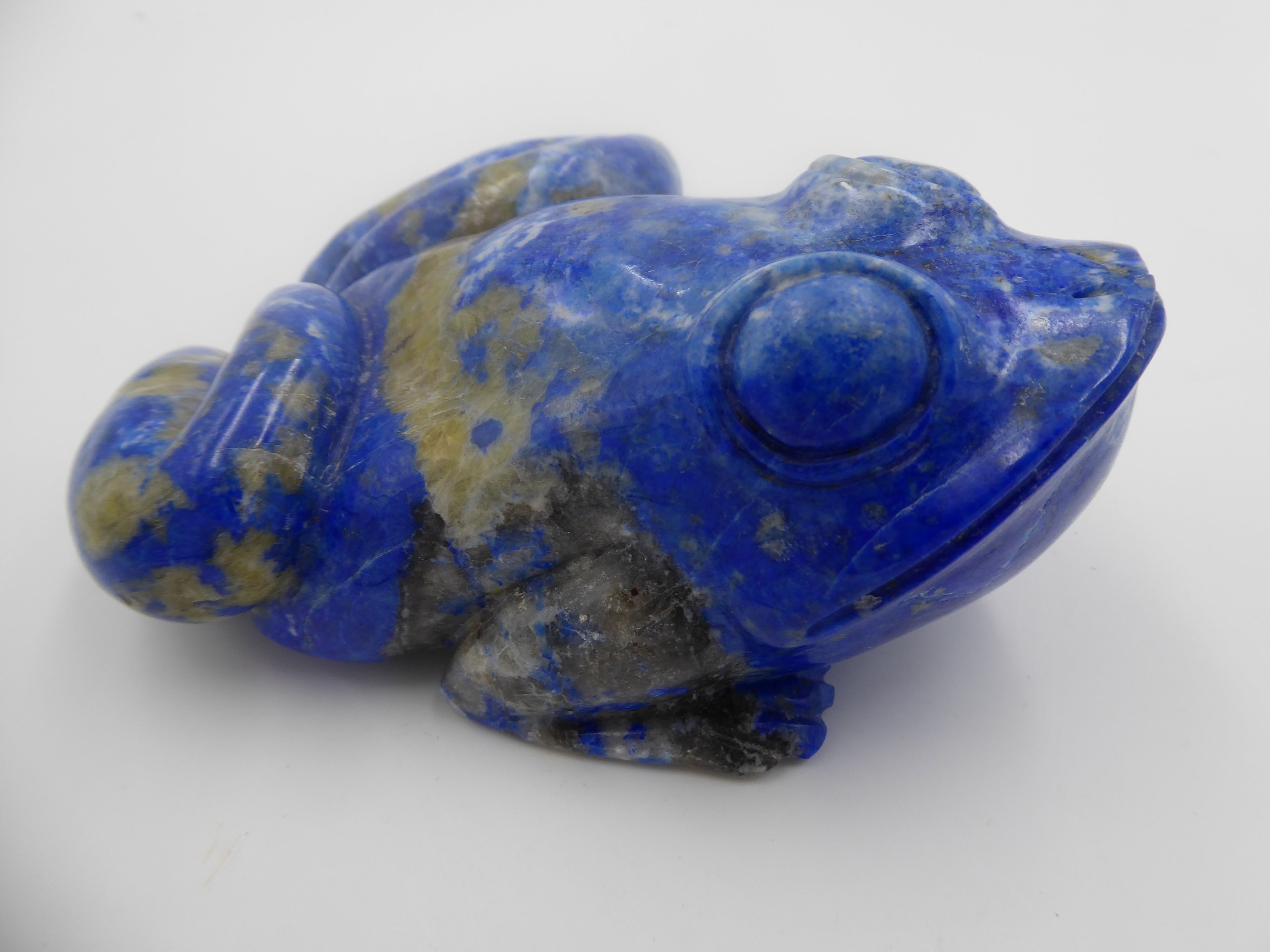 Belle grenouille en Lapis Lazuli origine d’Afghanistan