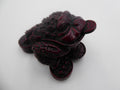 Grenouille chinoise rouge en composite porte bonheur