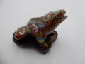 Grenouille émaillé sur socle