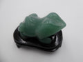 Grenouille en aventurine sur socle