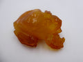 Grosse grenouille en ambre