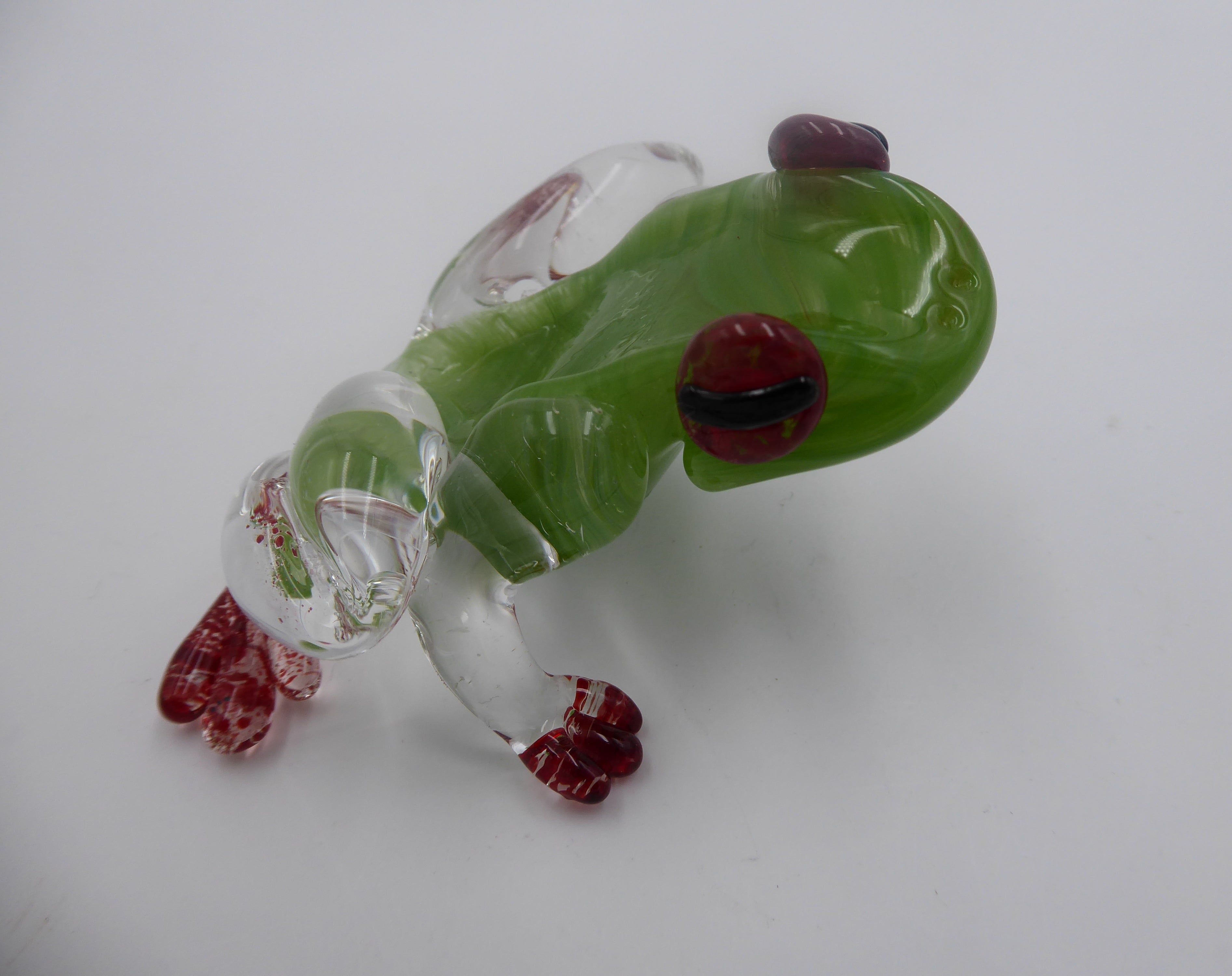 Grenouille en verre soufflé - Travail artisanal