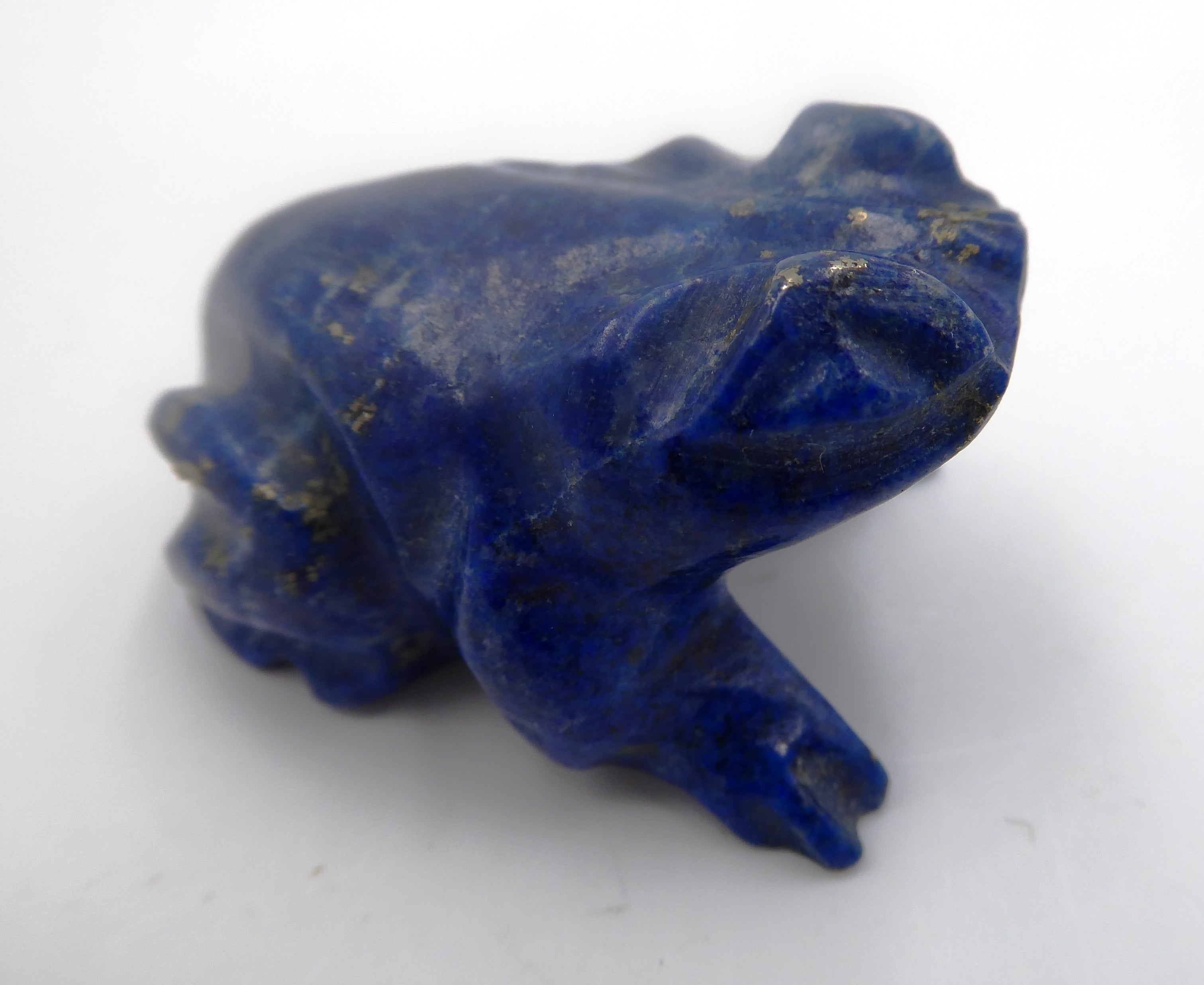 Petite grenouille en lapis lazuli