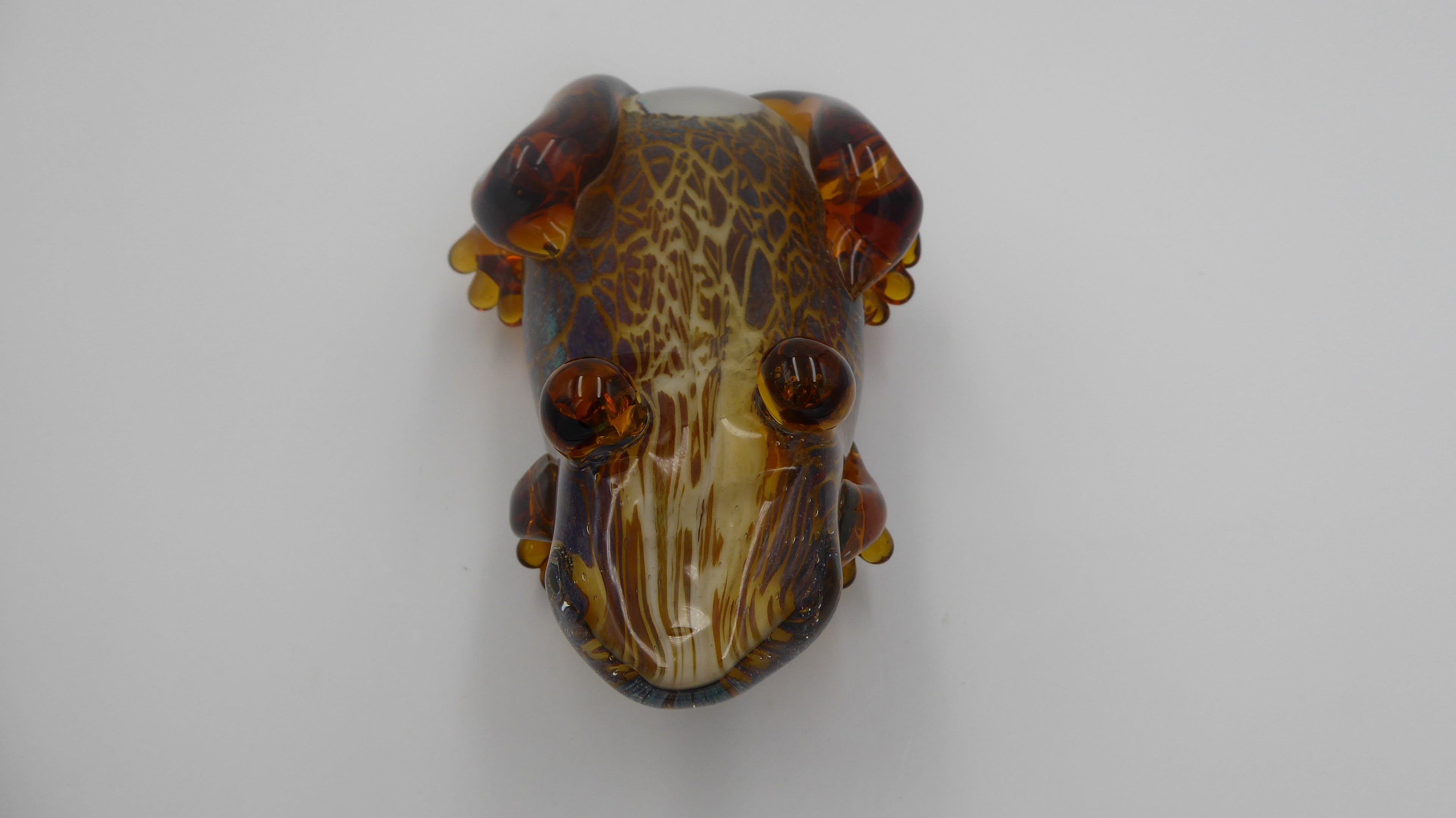 Grosse et superbe grenouille en verre soufflé - Acheté en Angleterre