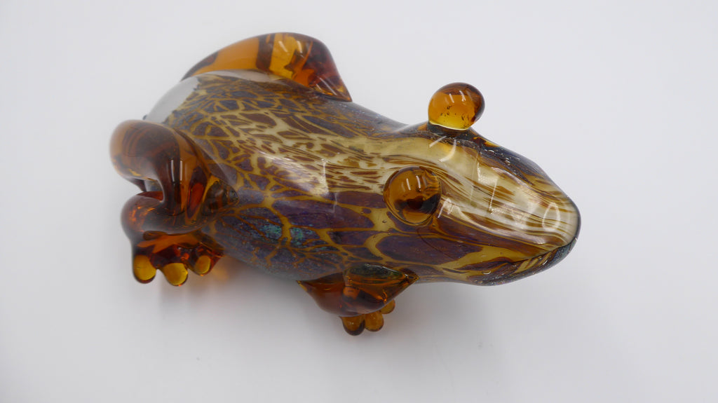 Grosse et superbe grenouille en verre soufflé - Acheté en Angleterre