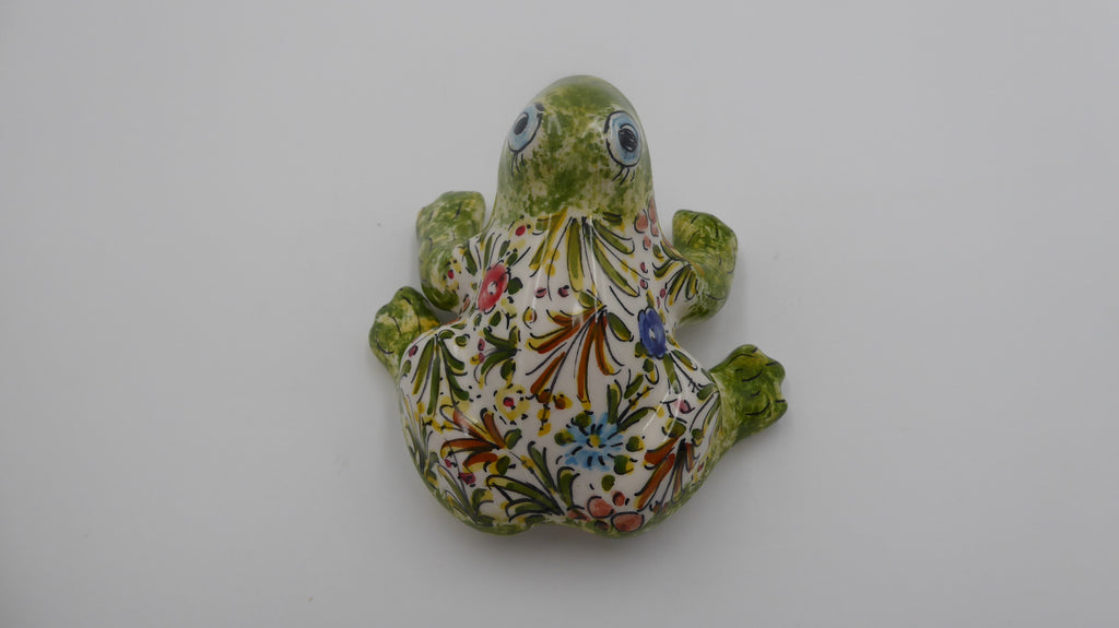 Grenouille en céramique Portugaise - Peinte à la main à COIMBRA