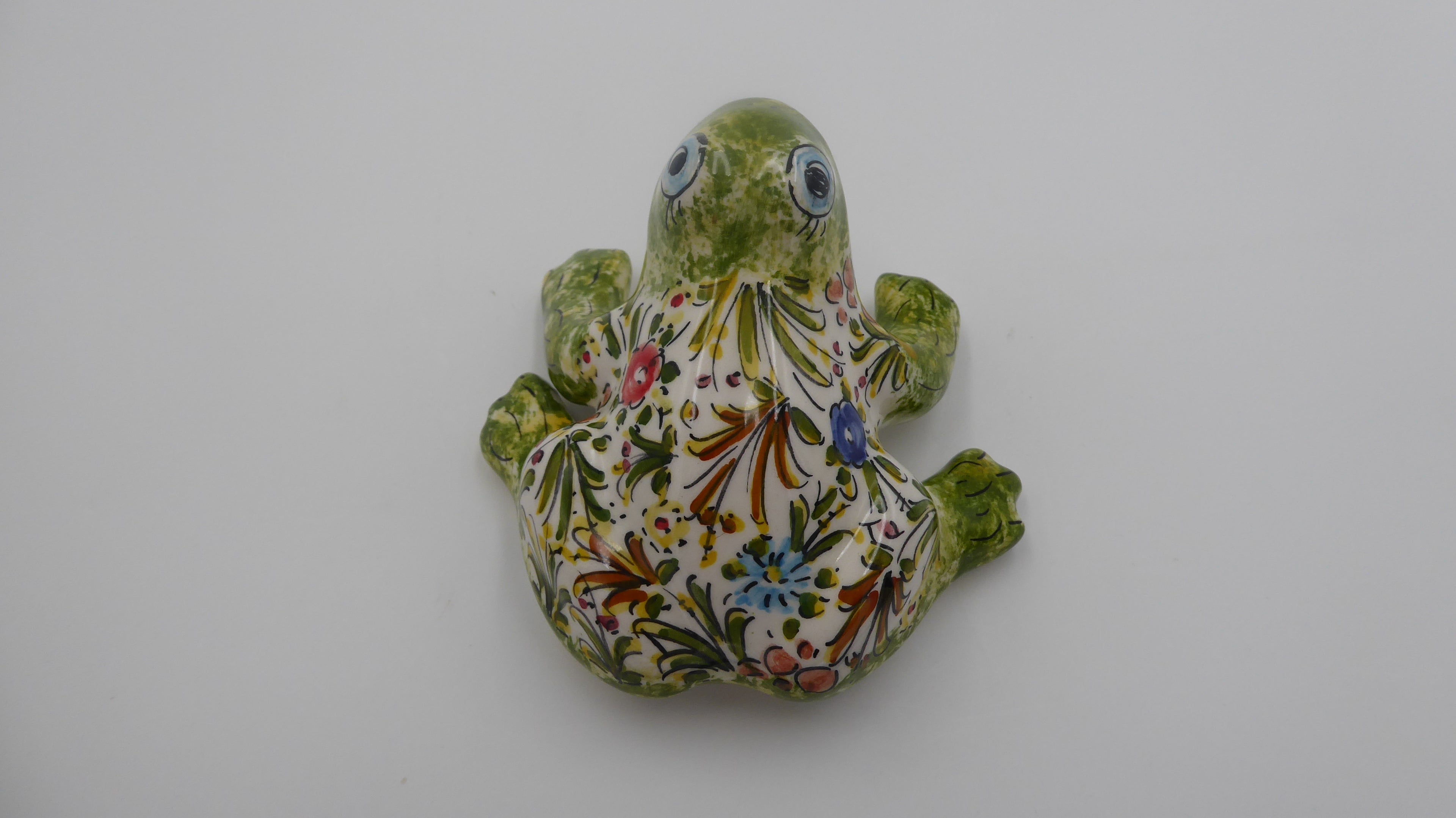 Grenouille en céramique Portugaise - Peinte à la main à COIMBRA