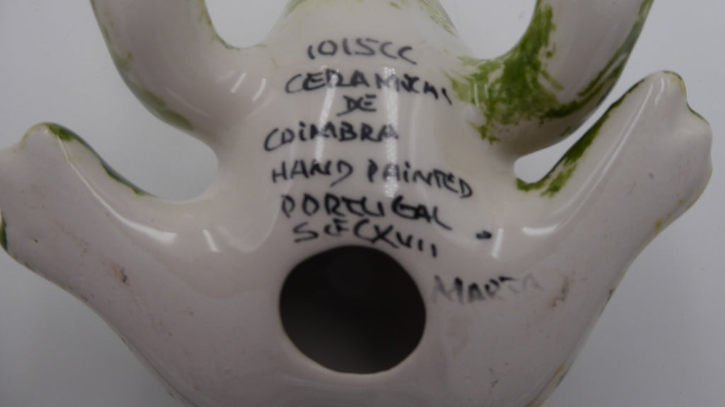Grenouille en céramique Portugaise - Peinte à la main à COIMBRA