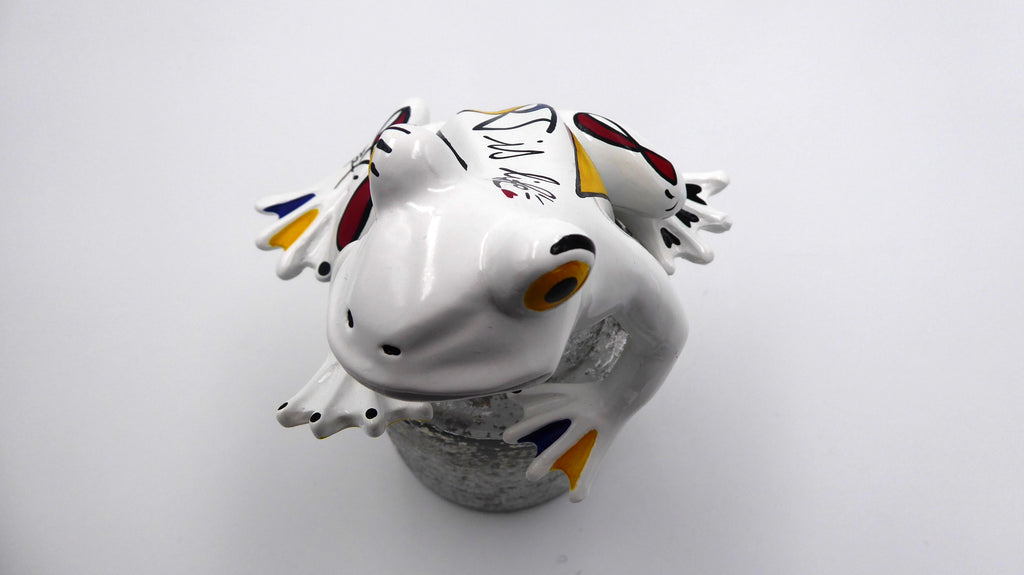 Grenouille décorée façon MIRO
