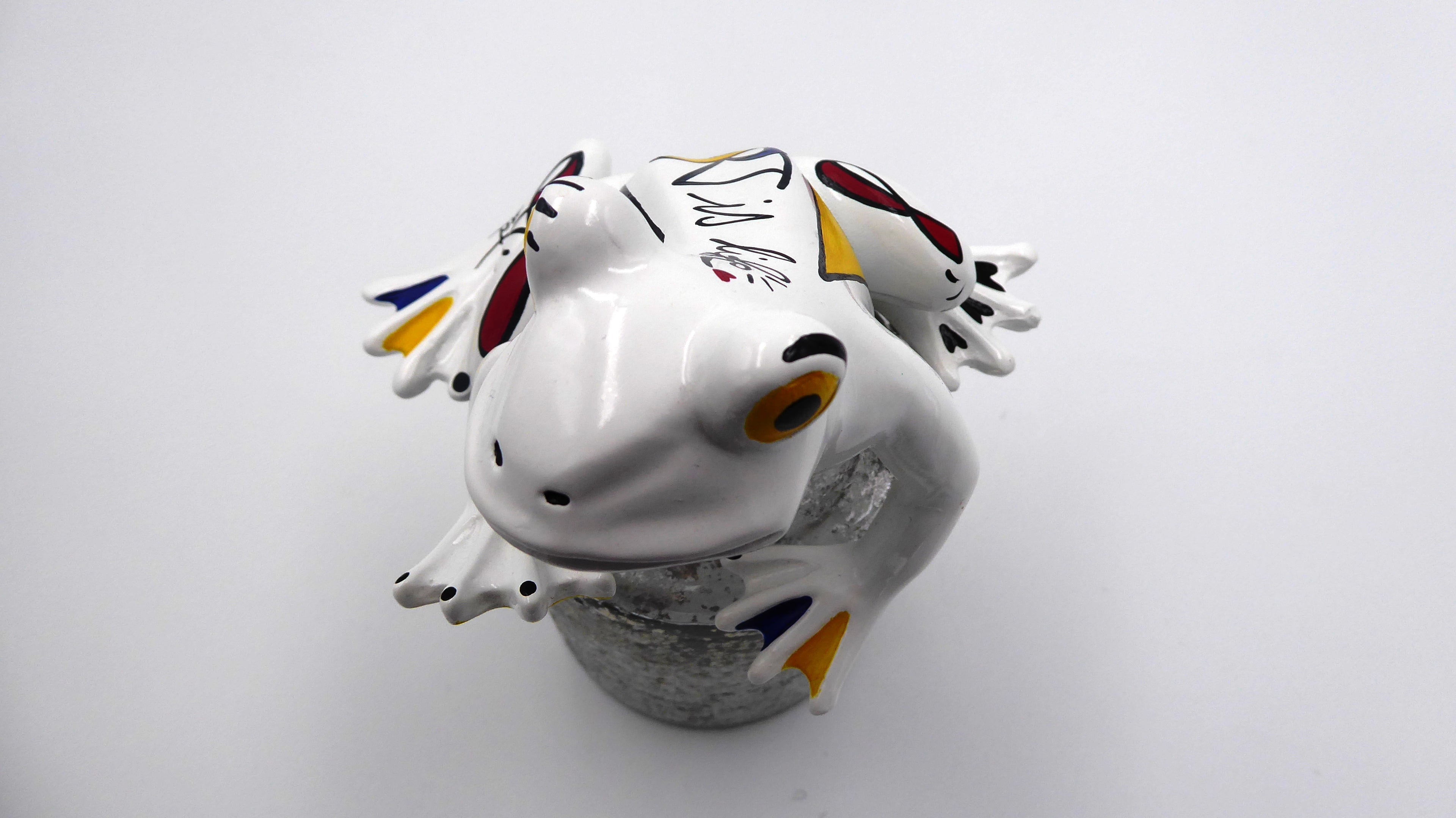 Grenouille décorée façon MIRO