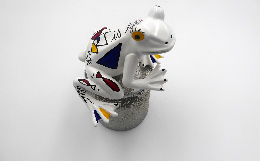 Grenouille décorée façon MIRO
