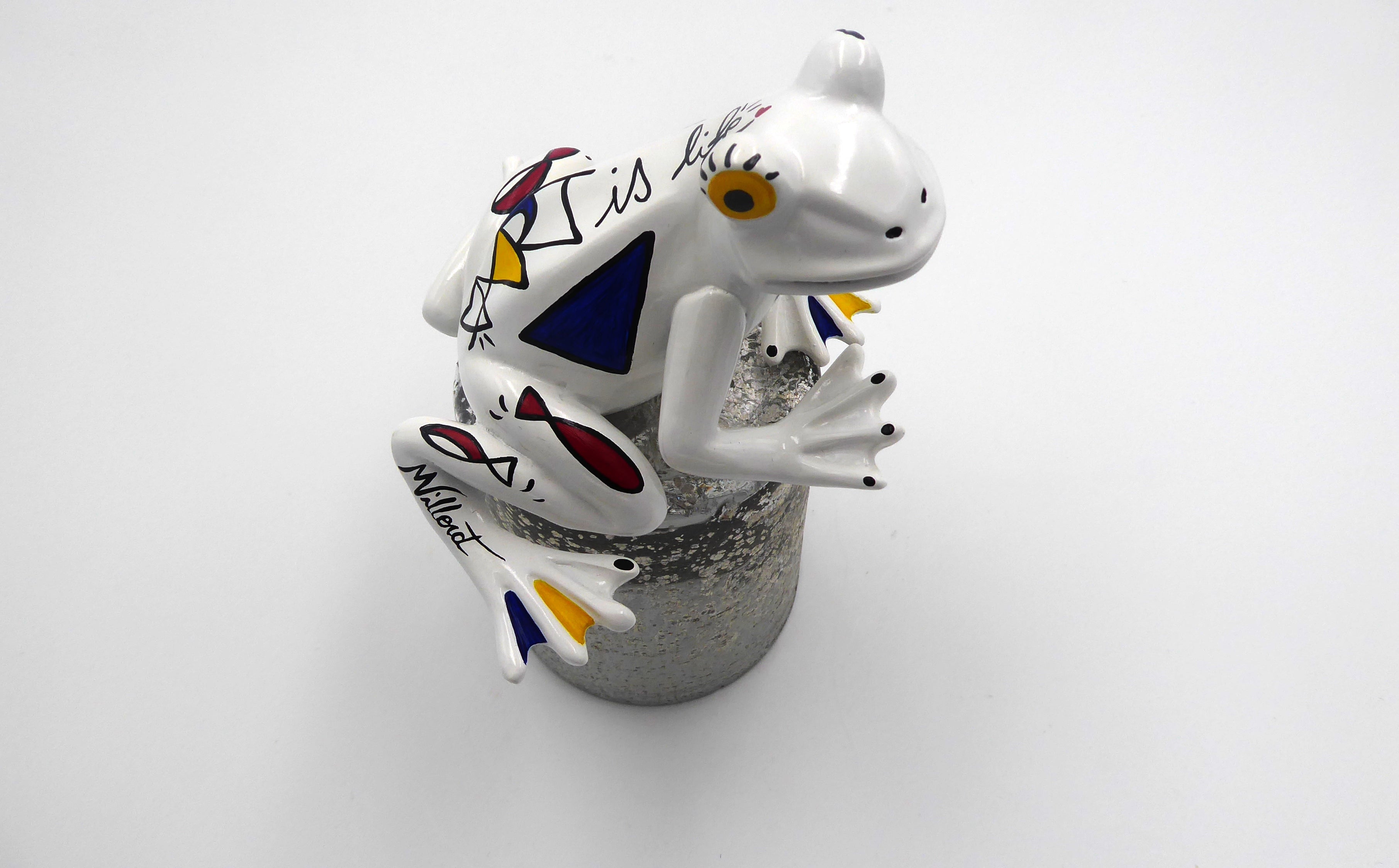 Grenouille décorée façon MIRO