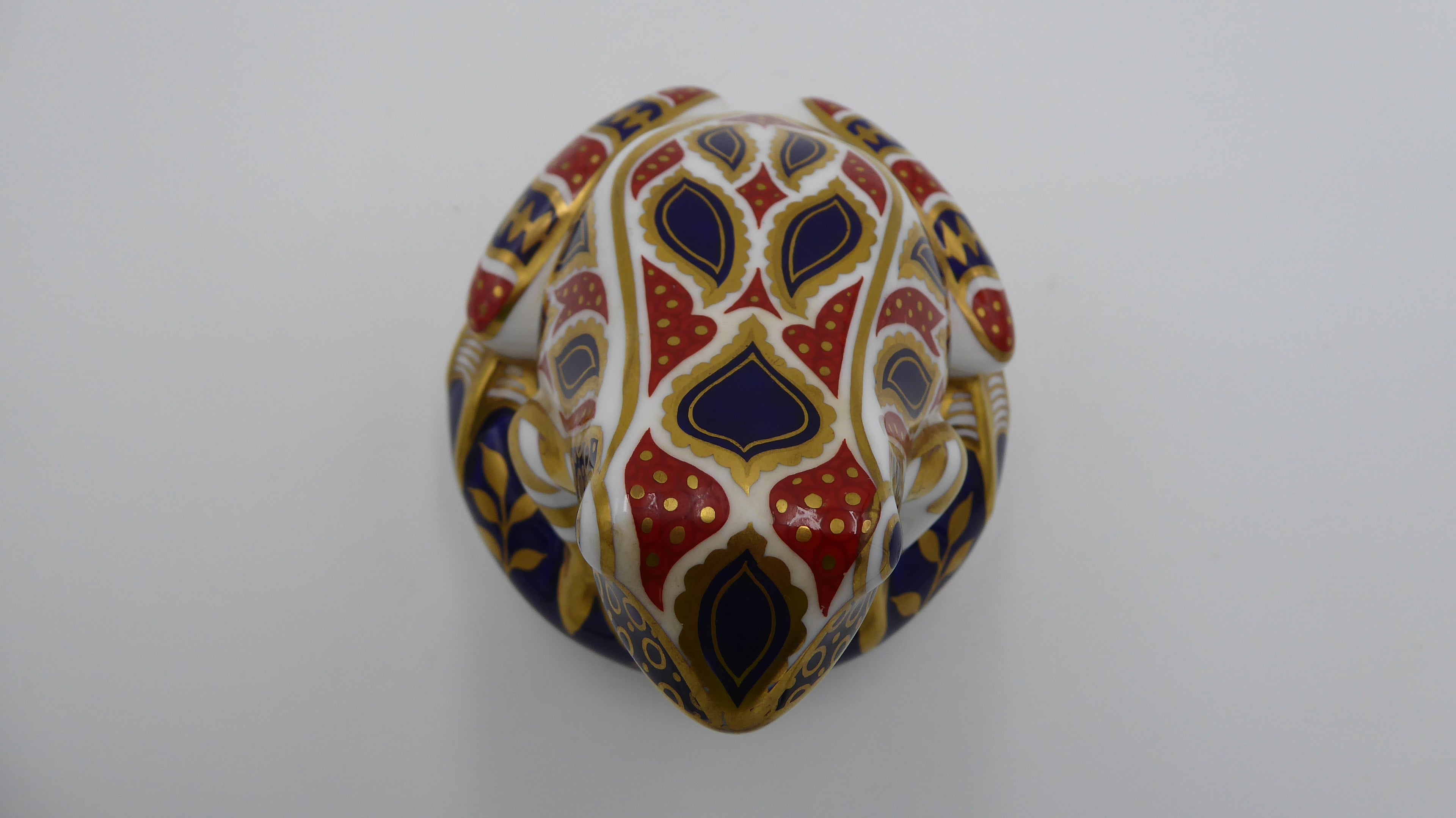 Superbe porcelaine anglaise poinçonnée ROYAL CROWN DERBY nommée CHINA FROG