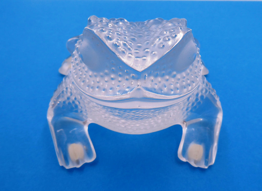 Crapaud GRÉGOIRE Immense succès de chez LALIQUE en cristal incolore