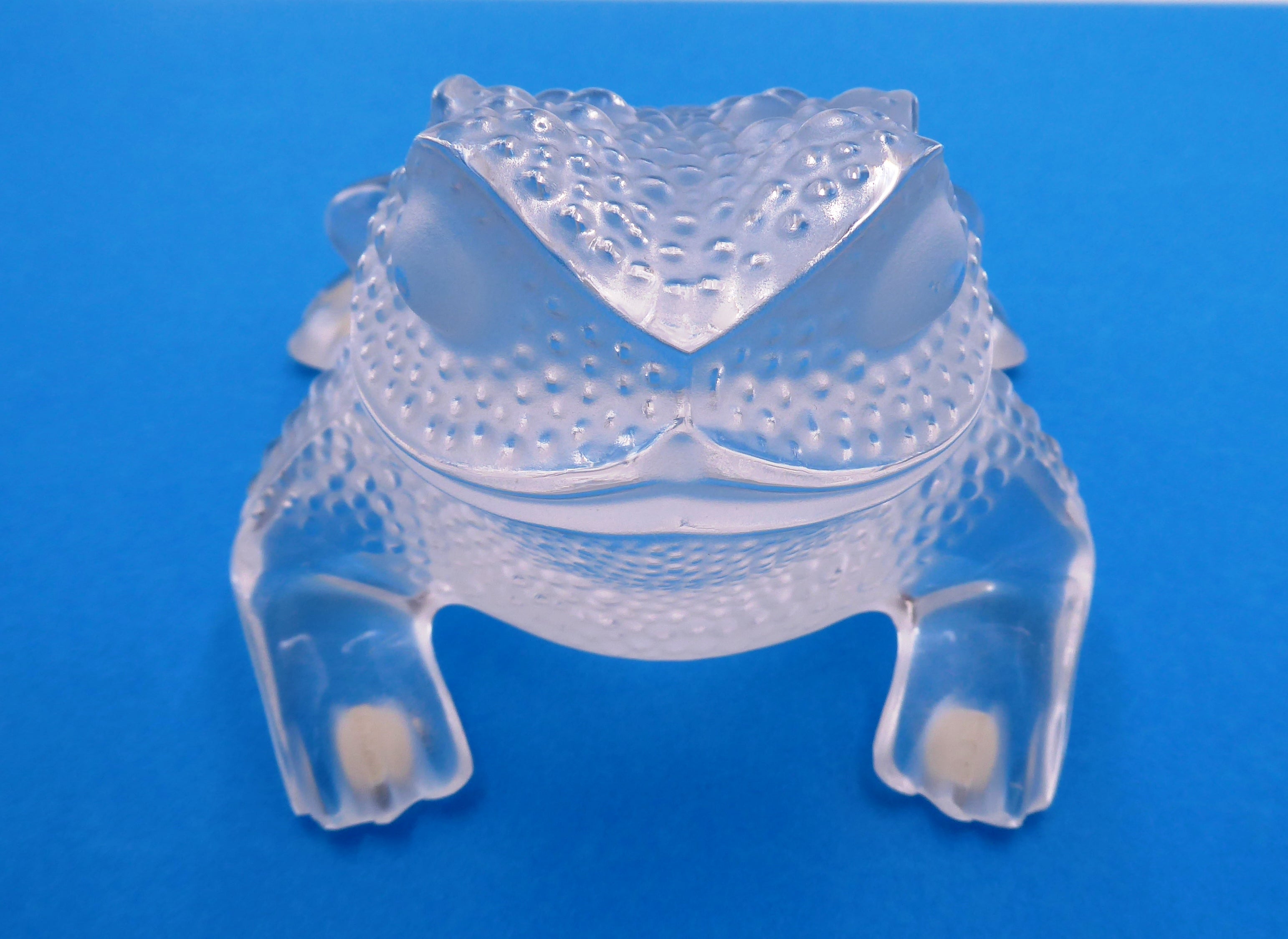 Crapaud GRÉGOIRE Immense succès de chez LALIQUE en cristal incolore